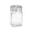 Tin Transparent Silver Metal Glass 250 ml 6,5 x 11 x 6,5 cm (6 Units)