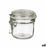 Jar Transparent Metal Glass Silicone 180 ml 11,5 x 8,5 x 8,5 cm (6 Units)