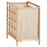 Laundry basket Beige Wood 35 L 33 x 60 x 39,5 cm (12 Units)