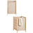 Laundry basket Beige Wood 35 L 33 x 60 x 39,5 cm (12 Units)