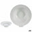 Pasta Dish White Porcelain 23 x 6,5 x 23 cm (16 Units)