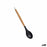 Ladle Black Nylon beech wood 7 x 2 x 32,5 cm (48 Units)