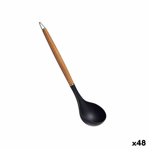 Saucepan Black Nylon beech wood 8 x 3 x 32,5 cm (48 Units)