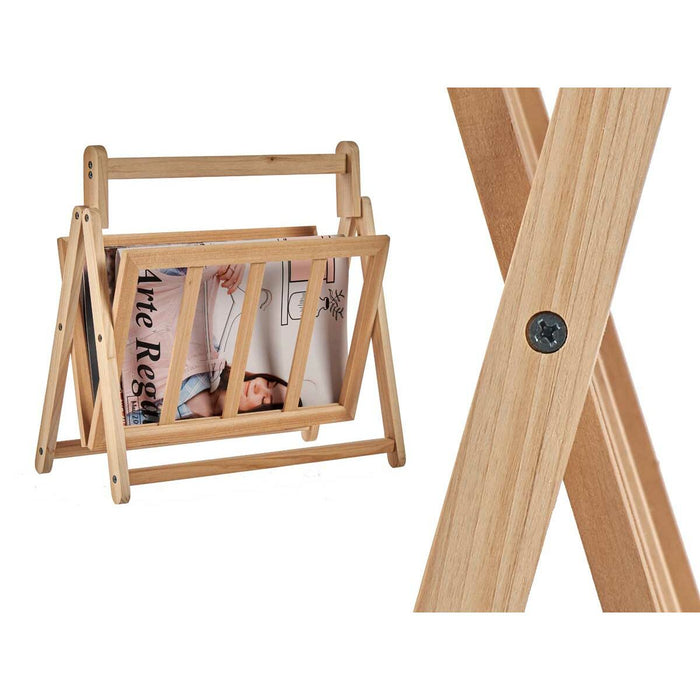 Magazine rack Brown Wood 30 x 37,5 x 36,5 cm (12 Units)