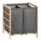 Laundry basket Brown Grey Wood 30 L x 2 33 x 60 x 59,5 cm (12 Units)