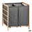 Laundry basket Brown Grey Wood 30 L x 2 33 x 60 x 59,5 cm (12 Units)