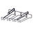 Glass Stand Iron 36 x 7,5 x 26 cm (6 Units)
