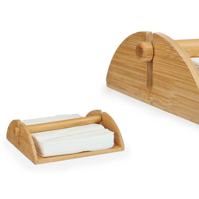Napkin holder Brown Bamboo 23,5 x 6,8 x 18 cm (8 Units)