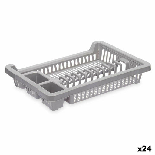 Draining Rack for Kitchen Sink Grey Plastic 42,5 x 7 x 29,5 cm (24 Units)