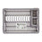 Draining Rack for Kitchen Sink Grey Plastic 42,5 x 7 x 29,5 cm (24 Units)