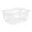 Basket White polypropylene 50 L 58 x 24 x 42 cm (12 Units)