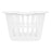 Basket White polypropylene 50 L 58 x 24 x 42 cm (12 Units)