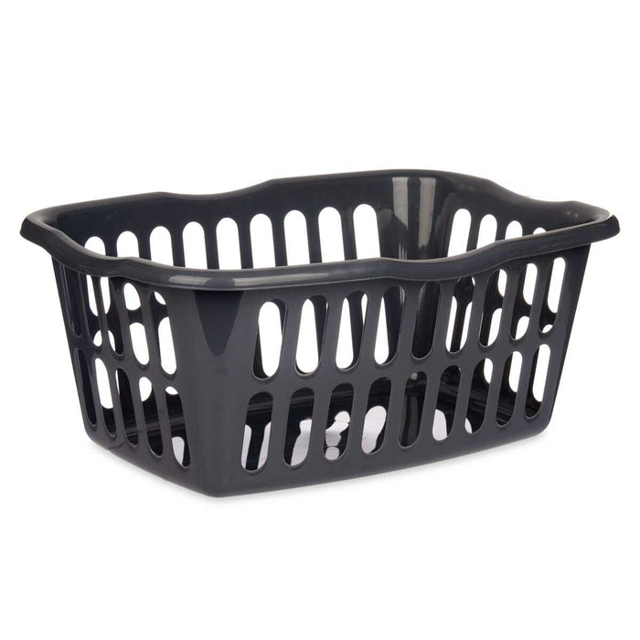 Basket Anthracite polypropylene 50 L 58 x 24 x 42 cm (12 Units)