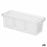 Fridge Organiser White Transparent Plastic 28,2 x 8,8 x 12 cm (12 Units)