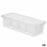 Fridge Organiser White Transparent Plastic 37,5 x 9 x 14,3 cm (12 Units)