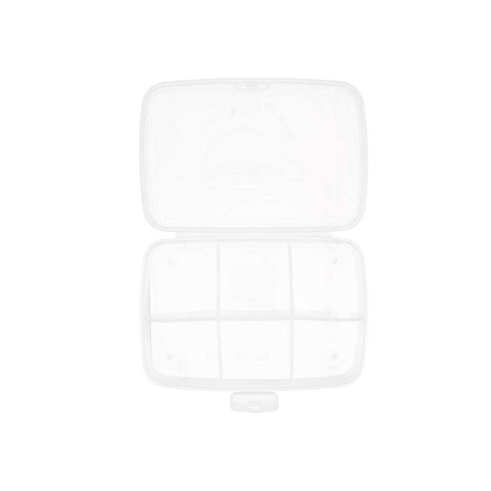 Storage Box with Lid Transparent Plastic 21,5 x 8 x 14,6 cm (12 Units)