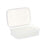 Storage Box with Lid White Transparent Plastic 21,5 x 8,5 x 15 cm (12 Units)