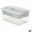 Multi-use Box Grey Transparent Plastic 9 L 35,5 x 17 x 23,5 cm (6 Units)