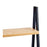 Bathroom Shelves Black Natural Bamboo Pine 40 x 109,3 x 30 cm