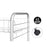 Vegetable trolley Silver Metal Plastic 37 x 27 x 82,5 cm (4 Units)