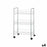 Vegetable trolley Silver Metal Plastic 37 x 27 x 62,3 cm (4 Units)