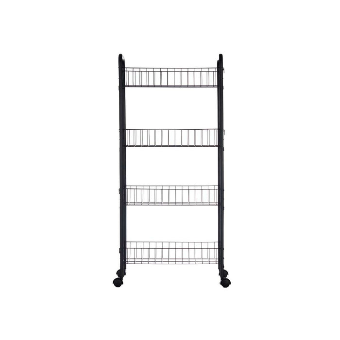 Vegetable trolley Black Metal Plastic 40,5 x 27 x 82,5 cm (4 Units)