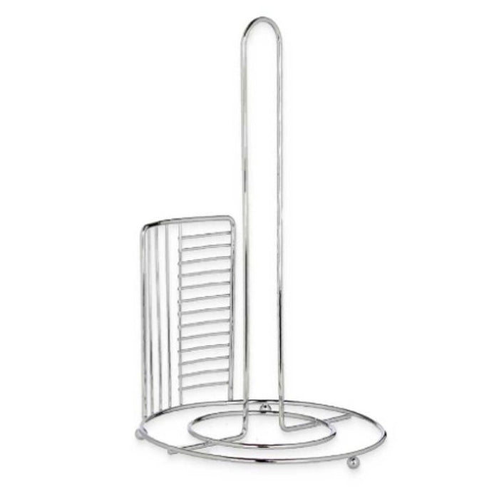 Kitchen Paper holder Silver Metal 18,5 x 31,5 x 18,5 cm (6 Units)