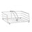 Napkin holder Silver Metal 19 x 7 x 19 cm (6 Units)