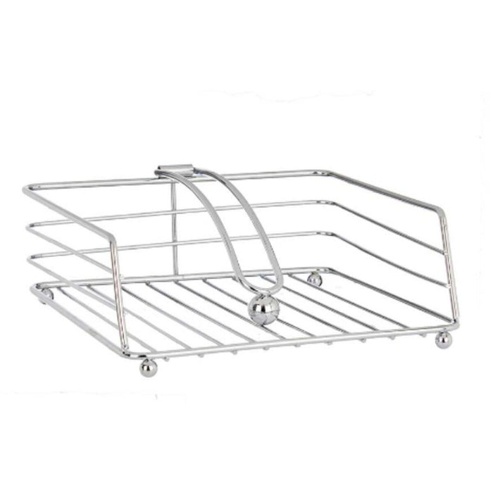 Napkin holder Silver Metal 19 x 7 x 19 cm (6 Units)