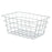 Multi-purpose basket Rectangular Silver Metal 31 x 14 x 21 cm (6 Units)