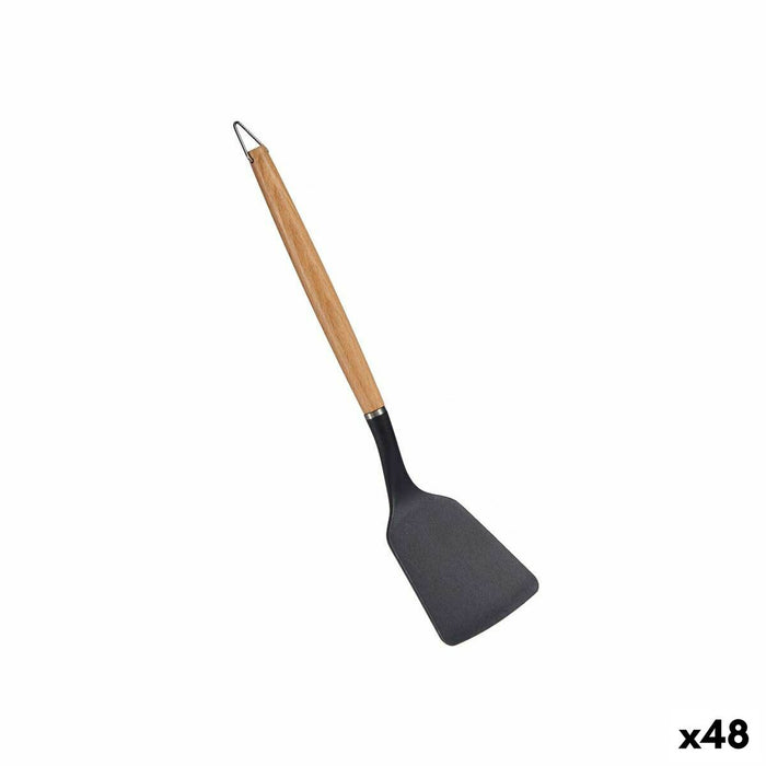 Kitchen Spatula Nylon beech wood 8,8 x 2 x 33,8 cm (48 Units)