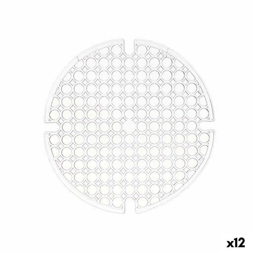 Mat Sink Transparent Plastic 29 x 0,1 x 29 cm (12 Units)