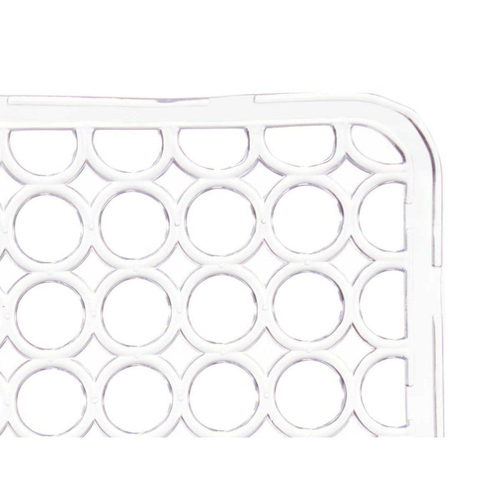 Mat Sink Transparent Plastic 28 x 0,1 x 28 cm (12 Units)