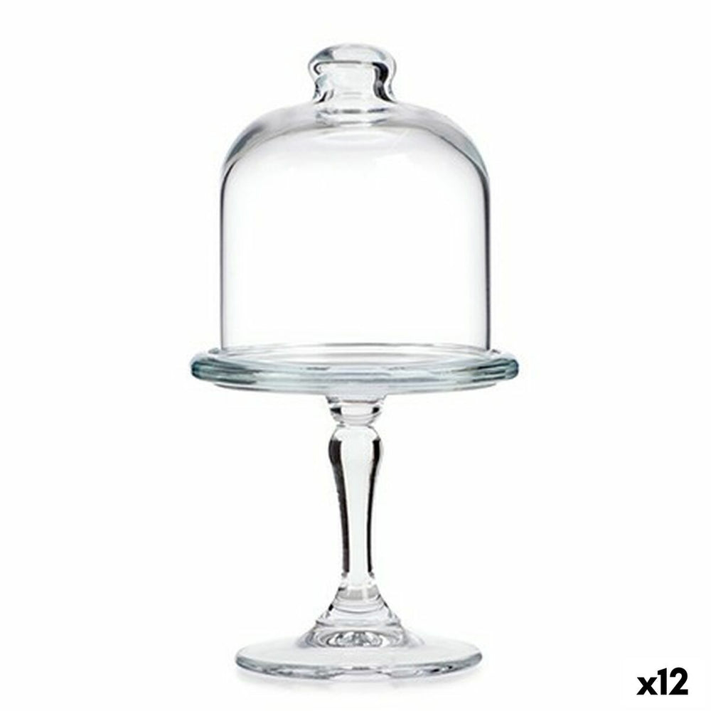 Lunch box PATISSERIE Transparent Glass 10 x 18,5 x 10 cm (12 Units)