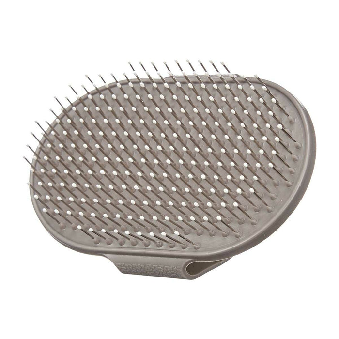 Brush Pets Grey Metal Silicone 14 x 21,5 x 5 cm (24 Units)