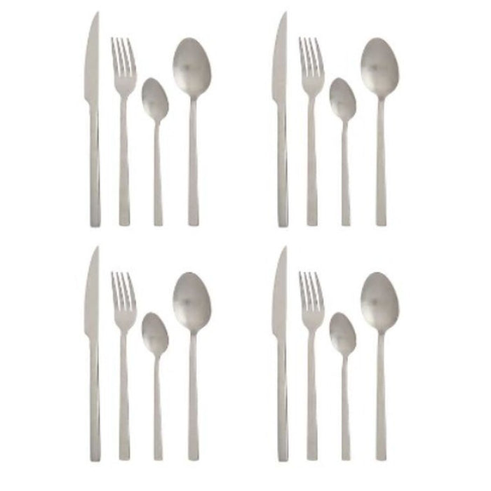 Cutlery Set Matt Silver Stainless steel (6 Units)