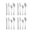 Cutlery Set Silver Stainless steel (6 Units)