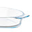 Serving Platter With handles Transparent Borosilicate Glass 800 ml 27 x 4,5 x 15,8 cm (18 Units)