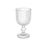 Wine glass Stripes Transparent Glass 260 ml (6 Units)