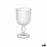 Wine glass Stripes Transparent Glass 260 ml (6 Units)