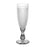 Champagne glass Diamond Transparent Anthracite Glass 185 ml (6 Units)