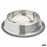 Dog Feeder Silver Grey Rubber Metal 35 x 0,03 x 25 cm (24 Units)