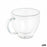 Cup Transparent Borosilicate Glass 140 ml (24 Units)