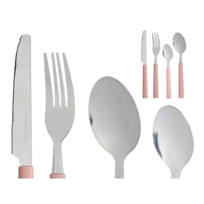 Cutlery Set Stainless steel Plastic (12 Units)