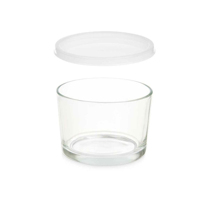 Lunch box Transparent Glass polypropylene 200 ml (24 Units)