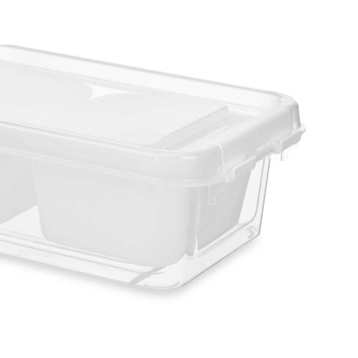 Organiser White Plastic 28,2 x 6 x 11,7 cm (12 Units)