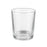 Set of glasses Points Transparent Glass 265 ml (8 Units)