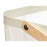 Basket White Wood Metal 24,5 x 18 x 25 cm (6 Units)