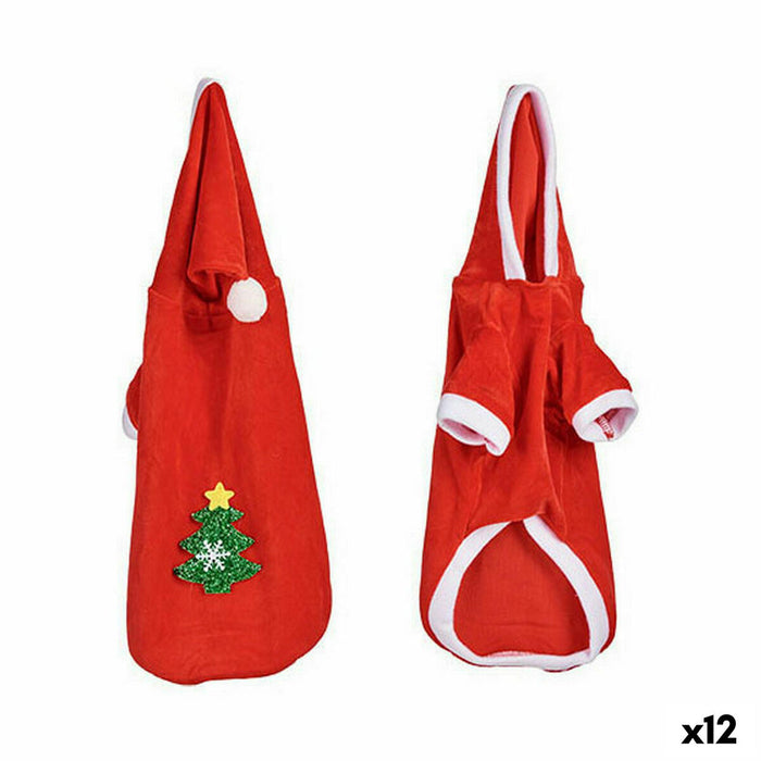 Dog Costume XL Father Christmas Red (12 Units)