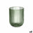 Glass Stripes Green Glass 270 ml (6 Units)